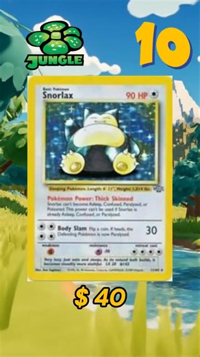 Don't Sleep on These Snorlax Cards! TOP 10 Most Expensive