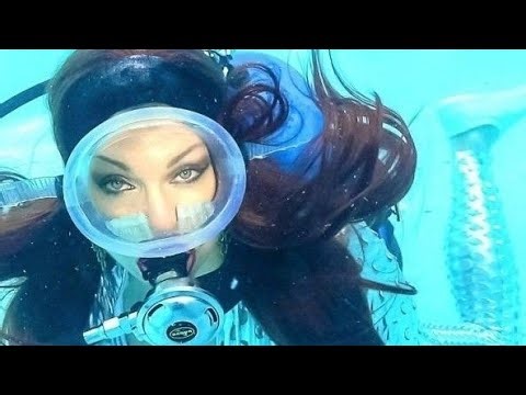 Best Scuba diving girls of 2027 in latex full face gas masks and scuba diving gear dresses