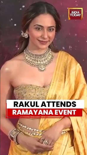 Rakul Preet Singh Graces Trailer Launch Of 'Ramayana' At Bharat Mandapam | Delhi