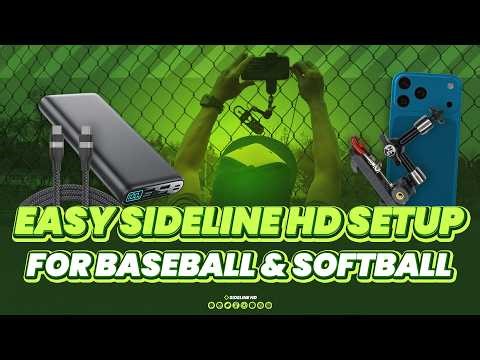 sidelineHD Pro Tips: Easy Step-By-Step Baseball and Softball Streaming Setup