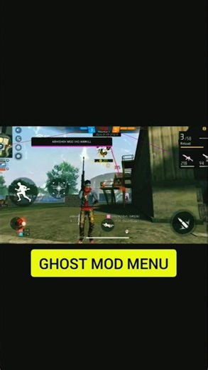 GHOST MOD MENU FREE😈😈 #trendingshorts #viralshorts #newshorts #youtubeshorts #yosho #freefire