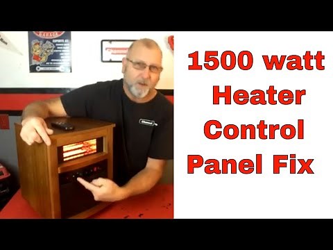 1500 Watt heater Continually beeps and control panel not working