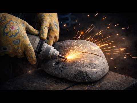 Watch This Stone Transform Into an Incredible Fish Sculpture