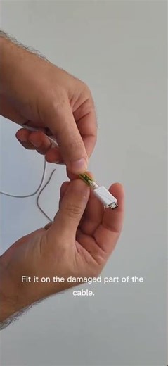 Fix damaged phone cable