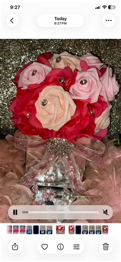 Mirror Box Bouquet - Etsy