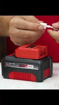 Make a Power Bank from an Einhell PXC battery and an Einhell USB adapter