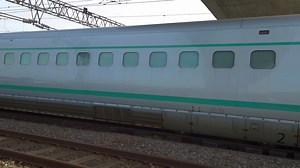 ALFA-X & E5 Series Shinkansen Running Side-by-Side at Shinkansen Depot Festival 2025 at JR East General Rolling Stock Center in Sendai, Miyagi Prefecture. Train Details: Class E956 ALFA-X (S13 Set) Advanced Labs for Frontline Activity in rail eXperimentation Jointly Manufactured by Kawasaki Heavy Industries & Hitachi Unveiled on May 9, 2019 E5 Series Shinkansen U32 Set Owned and operated by JR East Manufactured by Hitachi Built on February 3, 2017 | Densha Boy 500 • 電車の少年500