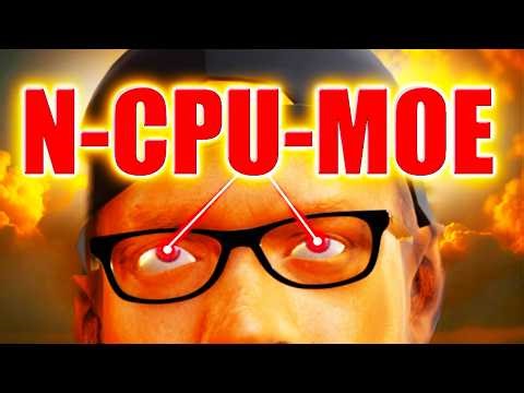 +90% speed for all LLM (MoE) with n-cpu-moe