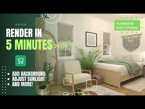 Planner 5D Tutorial: Realistic Render