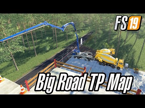 FS19 Secret Beton Selling Trigger Big Road TP Map Farming Simulator 19 Mods