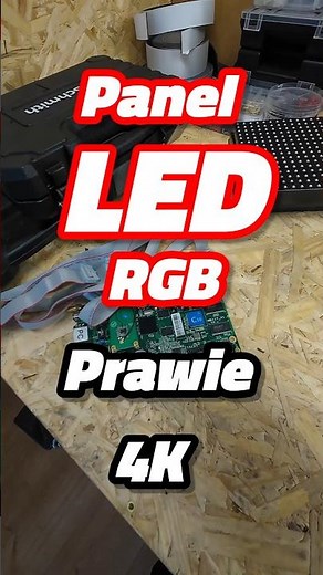 DIY RGB LED Screen HUGE! Almost 4K... 128 x 80 cm #diy #leddisplay #ledscreen #display #dj #led