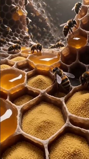 🐝A Tiny Camera on a Bee Revealed the Secret Inside the Hive 🐝