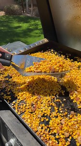 The best summer side dish I make bacon ranch corn on the blackstone. | Rick's Friend Justine