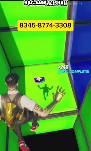 Insane XP + 300 Levels! 🚀 Level up fast. #fortnite #uefn #parkour #ebbialishah