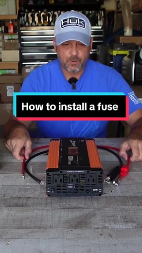 How to choose fuse and how to install? Fuse is an essential part of every offgrid system and solar system. In addition to the 17 types of protection that come with Ampeak inverter,fuse serve as a double protection. #fy #foryoupage #tool #offgrid #solarsystem #inverter ##powerstation #ampeak