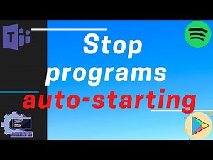How to stop programs opening at start up: Windows 10 and Windows 11 PC