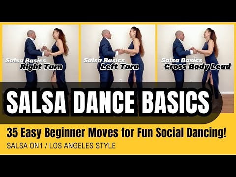 Salsa Dance Basics: 35 Easy Beginner Moves for Fun Social Dancing!