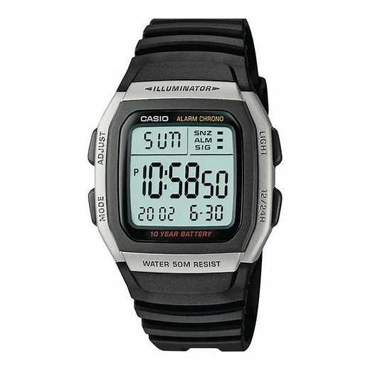 Buy Casio Power LCD Digital Black Resin Strap Watch | Mens watches | Argos