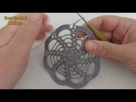 The Most Elegant Lace Pattern You’ll Ever Crochet (Step-by-Step Modern Doily)