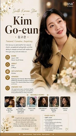 The Star Behind Goblin 👑 | Kim Go-eun From Movie Debut to Global Fame #shorts
