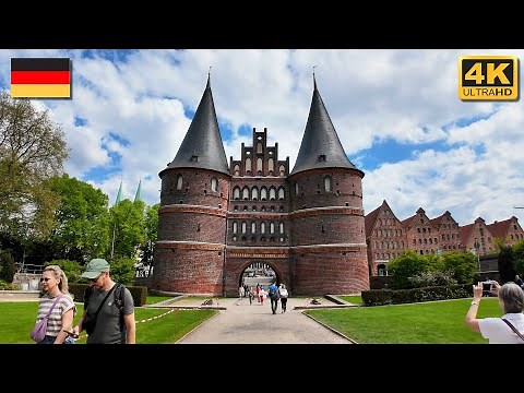 Lübeck | Full City Walking Tour 4K 🇩🇪 Germany