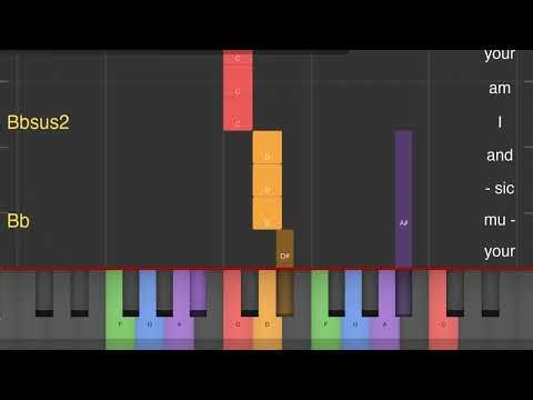 Andante, Andante by ABBA | Easy Piano Melody with Chords