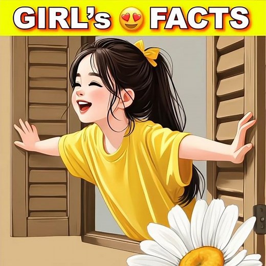 Top 6 Interesting 😍 Girls Facts in Just 26 Sec ⏱️🌺 | GIRL’s FACTS #facts #psychology #girl