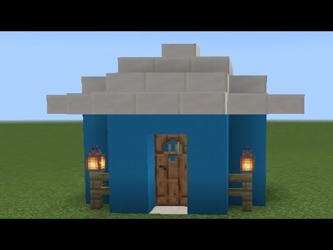 Minecraft How to build a modern Smallest shack Tutorial 🏠⚒️