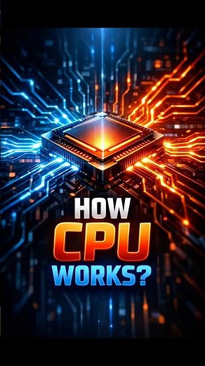 How does a CPU work? #cpu #intel #amd #ALU #shorts #viral