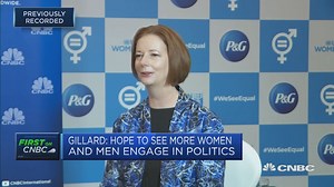 Australia's first female prime minister discusses gender equality in politics