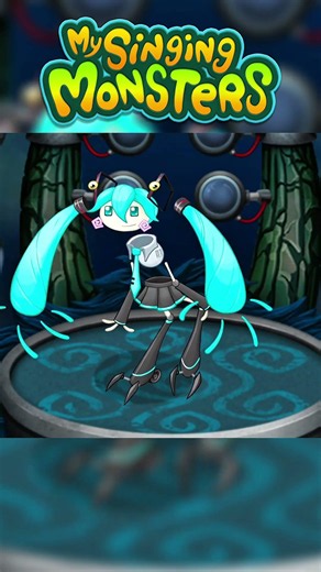 MY SINGING MONSTERS - HATSUNE MIKU on WUBLIN ISLAND! #shorts