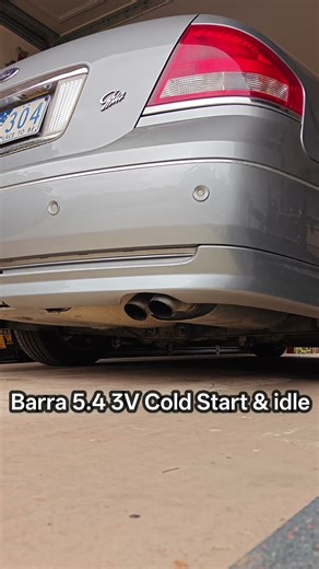 5.4L 3V V8 'Barra' Ford Falcon Cold Start & idle #shortvideo ​#FordFalcon #V8 #ColdStart #54L #3v