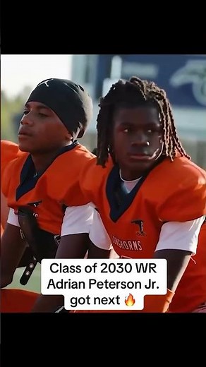 Class of 2030 WR Adrian Peterson Jr. got next 🔥 (via @rayclrke/TT)