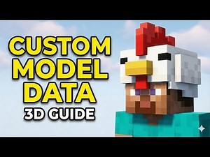 How to Add Custom Items & Models using CUSTOM MODEL DATA (3D) - Minecraft 1.21.4+