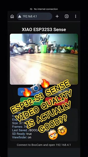 🔥📷Tiny Esp32 S3 camera gets a serious quality upgrade #electronics #esp32 #arduino #maker #diycamera