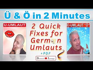 German Umlauts Made Easy: 2 Simple Hacks for Ü & Ö Sounds (+ PDF) | German Pronunciation Trick A1-C2