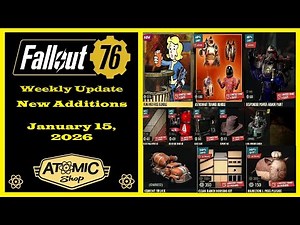New Additions To The Atomic Shop For January 15, 2026 - Fallout 76 Atomic Shop Update