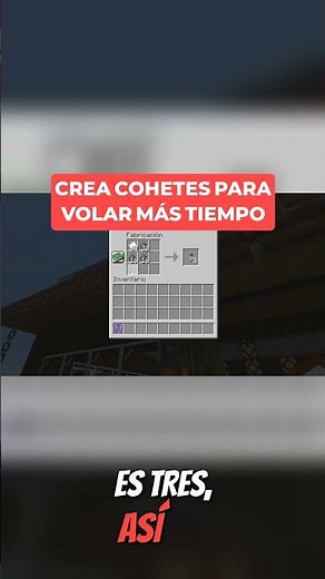 Learn how to create rockets for your elytra in Minecraft #shorts