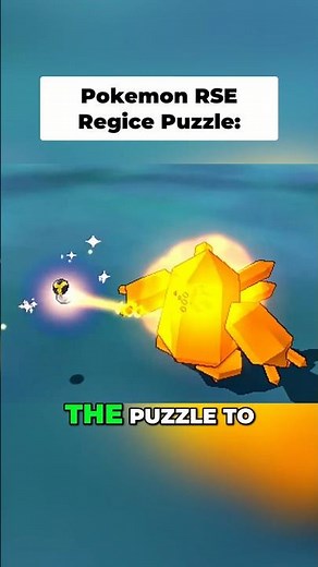 How to Solve Regice’s Puzzle in Pokemon? #pokemon
