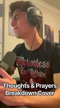Little MIW cover, lmk what you think! #metalcore #metal #motionlessinwhite #miw #cover #disguise