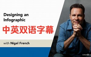 Lynda教程：信息图表设计零基础入门视频Designing an Infographic中英双语字幕