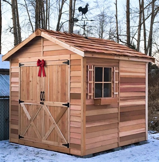 The Cedarshed 8x8 storage shed could be the solution for all your outdoor storage needs. This shed is a welcome addition to any backyard. The 60