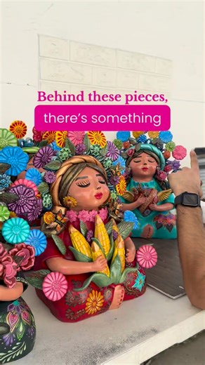 MEXROOTS | MEXICAN CRAFTS | MEXICAN CULTURE | MEXICAN DECOR on Instagram: "Type PACHAMAMA if you feel connected to the energy of Mother Earth 🌎🤍 These handcrafted pieces represent gratitude, abundance, and our deep connection to nature. Each one is made with intention and respect for tradition."