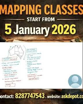 UPSC Mapping : AUSTRALIA CONTINENT (IAS,IPS,UPSC,CDS,SSC)