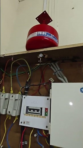 Automatic Modular Fire Extinguisher Installation 🚨 | Panel Safety System