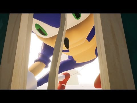 HELLO NEIGHBOR BETA 3 GIANT SONIC THE HEDGEHOG BOSS