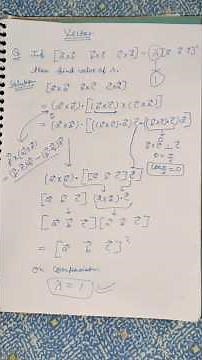 vector question solution