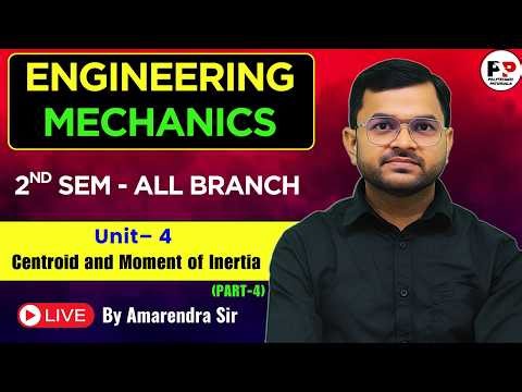 🔥Engineering Mechanics | Lec-27| Polytechnic 2nd Sem | Unit-4 Centroid & MOI@PolytechnicPathshala ​