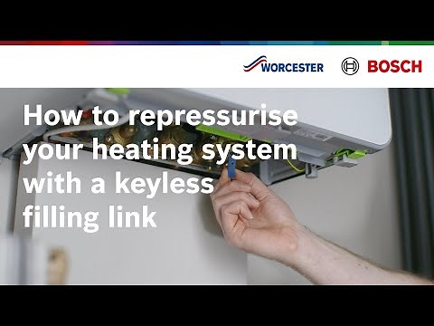 How to repressurise your heating system with a keyless filling link | Worcester Bosch