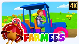 Get ready to roll on the farm! 🚜🎶 Sing along to Wheels on the Tractor, a fun farm rhyme that helps kids learn sounds, actions, and farm life in the most musical way! 🌾🐮 #WheelsOnTheTractor #FarmSong #KidsRhyme #NurseryRhymes #KidsSongs #LearningSongs #PreschoolMusic #FarmAnimals #FunForKids #EducationalSongs | Farmees